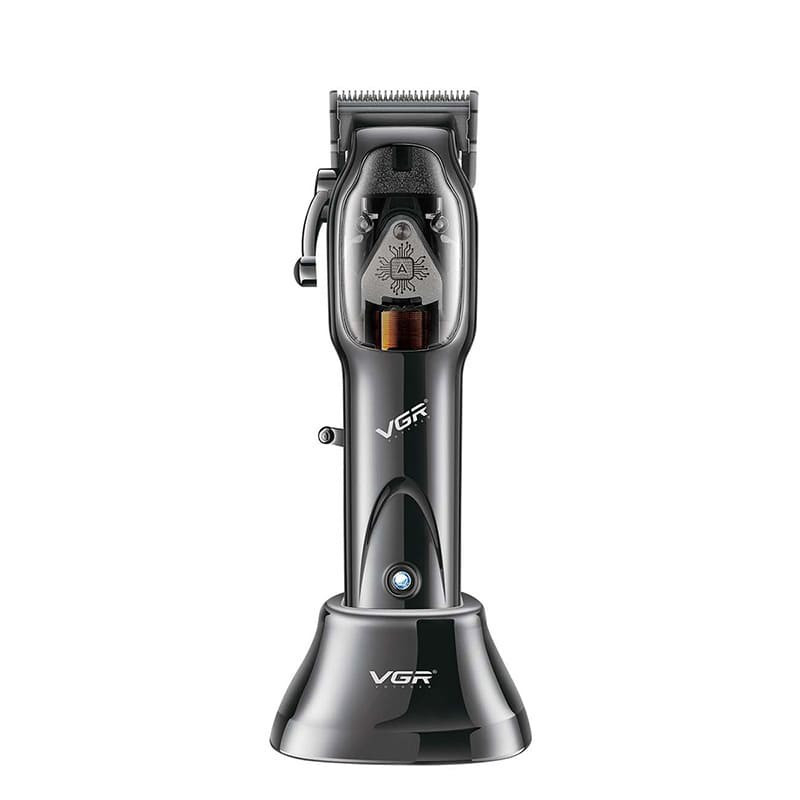 ماشین اصلاح وی جی ار مدل VGR V-653 - ماشین اصلاح وی جی آر مدل V-653 یکی از پرقدرت ترین ماشین اصلاح های سر و صورت بازار می باشد که دارای پایه شارژ است و گزینه ای عالی برای اصلاح موی سر و صورت در منزل وآرایشگاه ، از جمله نقاط قوت این ماشین اصلاح عالی تیغه های آن می باشد که از جنس استیل پیشرفته می باشد که قابلیت تیز شوندگی خودکار نیز دارا ...