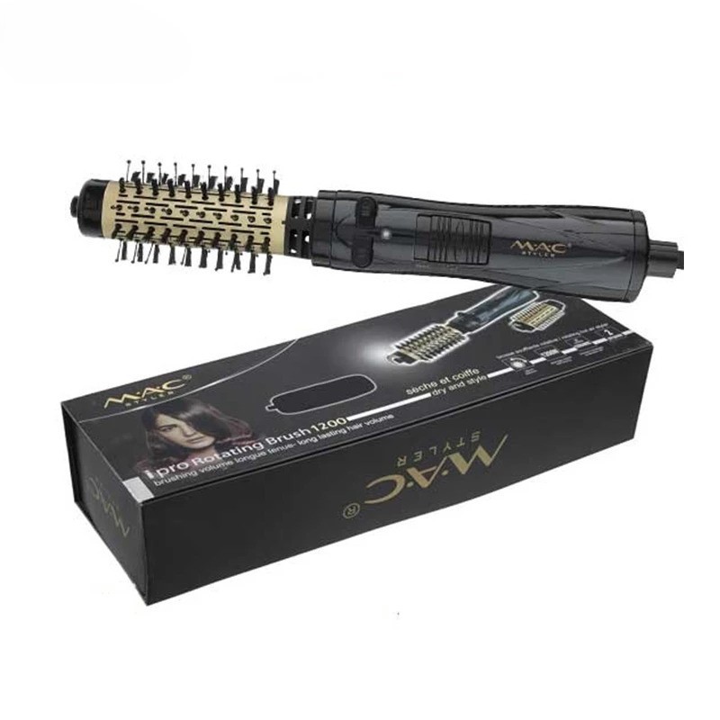 سشوار برس دار چرخشی مک استایلر مدل MC-6625-خیلی از افراد هستند که برایشان برس کردن مو و به همراه آن سشوار کردن، کار سختی است. ما برای اینکه موهای مرتبی داشته باشیم، باید از وسایلی مانند سشوار استفاده کنیم. این کار برای خانم‌‌ها از اهمیت ویژه‌ای برخوردار است. سشوار برس‌دار چرخشی مک استایلر مدل MC-662 ...
