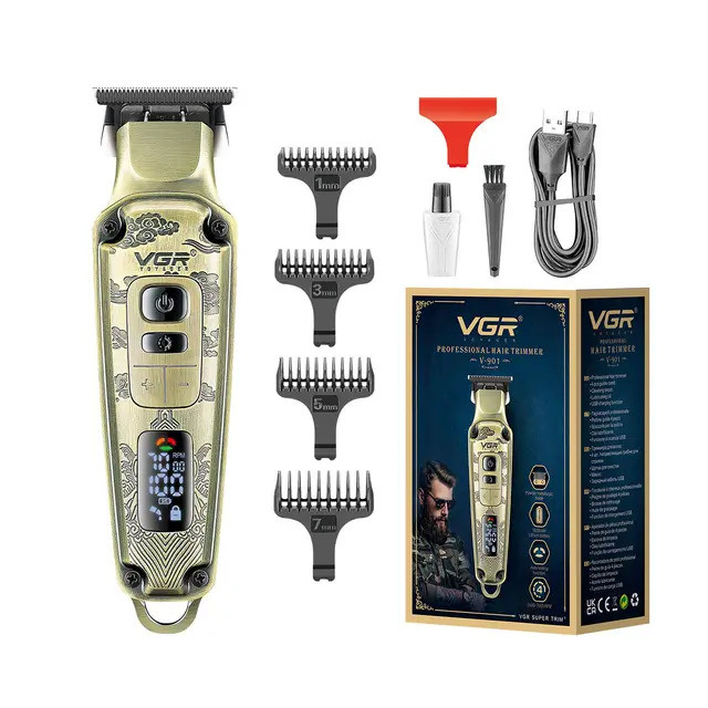 ماشین اصلاح وی جی ار مدل VGR V-901-ماشین اصلاح موی سر وصورت وی جی آر مدل 901 به عنوان یک دستگاه با کیفیت و عملکرد خوب شناخته میشود .  . کاربران از قدرت و دوام باتری دستگاه وی جی آر مدل 901 رضایت دارند و اشاره میکنند که موهای صورت را بدون گاز گرفتن و اذیت کردن اصلاح میکند .