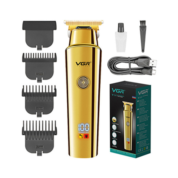 ماشین اصلاح موی سر و صورت وی جی آر مدل V-947-ماشین اصلاح وی جی ار مدل 947 یک ماشین اصلاح با کیفیت بسیار بالا و طراحی زیبا است. تیغه ماشین اصلاح وی جی ار مدل 947 از استیل ضد زنگ میباشد که این نمونه تیغه از کیفیت بسیار بالایی برخوردار است. منبع تغذیه ماشین اصلاح وی جی ار مدل 947 یک باتری قابل شارژ 200 ...