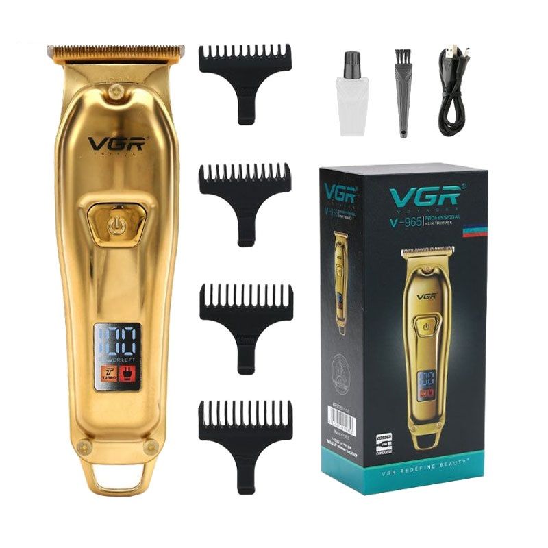 ماشین اصلاح موی سر و صورت وی جی آر مدل V-965- ماشین اصلاح سر و صورت وی جی آر مدل965 یکی از ابزارهای پیشرفته برای اصلاح موهای سر و صورت است .  نوع اصلاح این دستگاه ، اصلاح خط زن و حجم زن است که برای اصلاح انواع موهای سر و صورت مناسب است .  دستگاه وی جی آر مدل965 دارای تکنولوژی جدید به صورت برش مستقیم ...