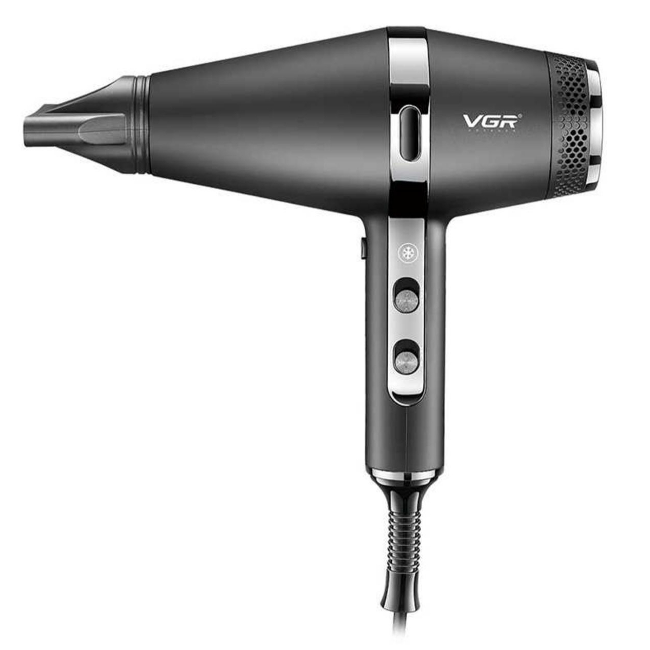 سشوار حرفه ای وی جی آر مدل V-451 - سشوار حرفه ای وی جی آر مدل 451 یک دستگاه حرفه ای میباشد . موتور قدرتمند AC 2200W این دستگاه توانایی ارائه باد گرم و سرد را در حالت ها مختلف به شما دارد . 
سشوار وی جی آر مدل 451 دارای 3 سری متمرکز کننده هست . این دستگاه دارای 3 دکمه تنظیم گرما ، 2 حالت سرعت و یک حالت توربو میباشد .
سشوار وی جی آر  ...