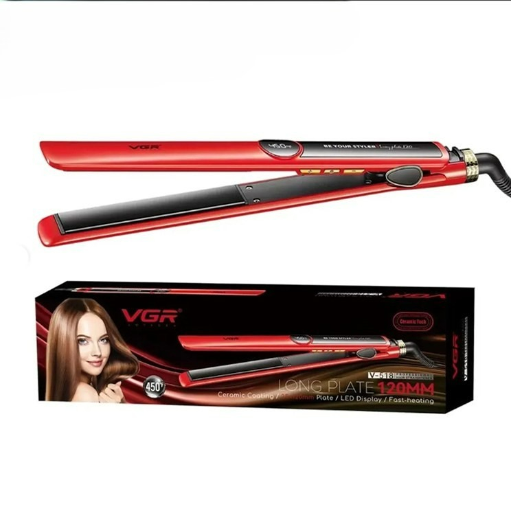 اتو مو وی جی آر مدل V-518 - اتو مو VGR مدل V-518 یک دستگاه حالت دهنده مو است که برای صاف کردن و حالت دادن به موها طراحی شده است. این دستگاه دارای صفحات سرامیکی با روکش کراتین است که به طور مساوی حرارت را توزیع می کنند و از آسیب دیدن موها جلوگیری می کنند. اتو مو VGR مدل V-518 دارای 5 حالت تنظیم دما است که به شما امکان می دهد دم ...