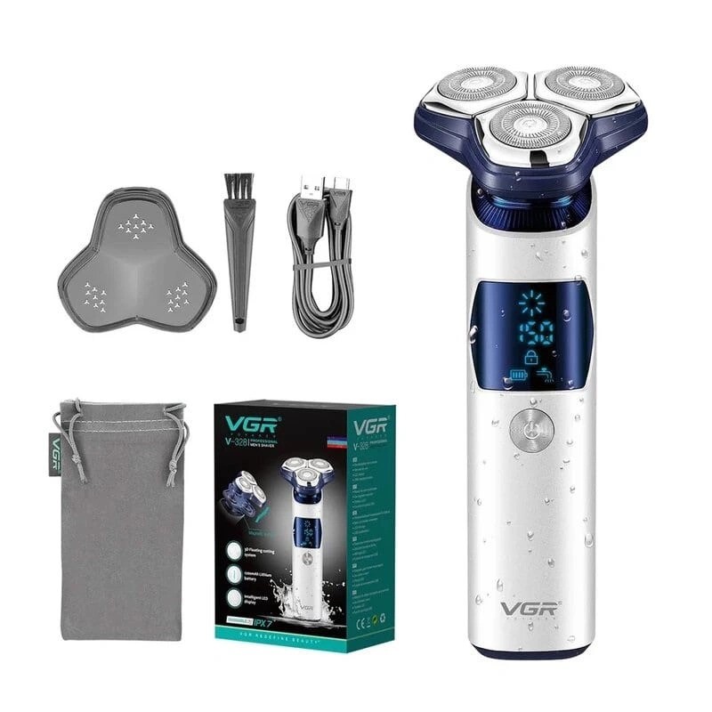ماشین ریش تراش سه تیغ وی جی آر مدل V-328-بسیاری از افراد برای داشتن ظاهری زیبا و آراسته از ماشین اصلاح ها استفاده می کنند، این دستگاه ها در میان آقایان محبوبیت زیادی دارند و در بازار مدل های مختلفی موجود دارند و برای داشتن یک ماشین اصلاح با کیفیت باید در انتخاب آن دقت زیادی داشته باشید . ماشین اصلاح ...